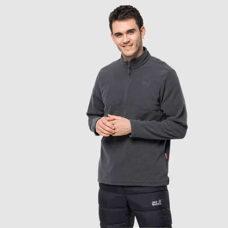 Jack Wolfskin Gecko Fleece Mens in Ebony